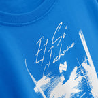 T-SHIRT BLEU ROYAL - ET SI J'ECHOUE